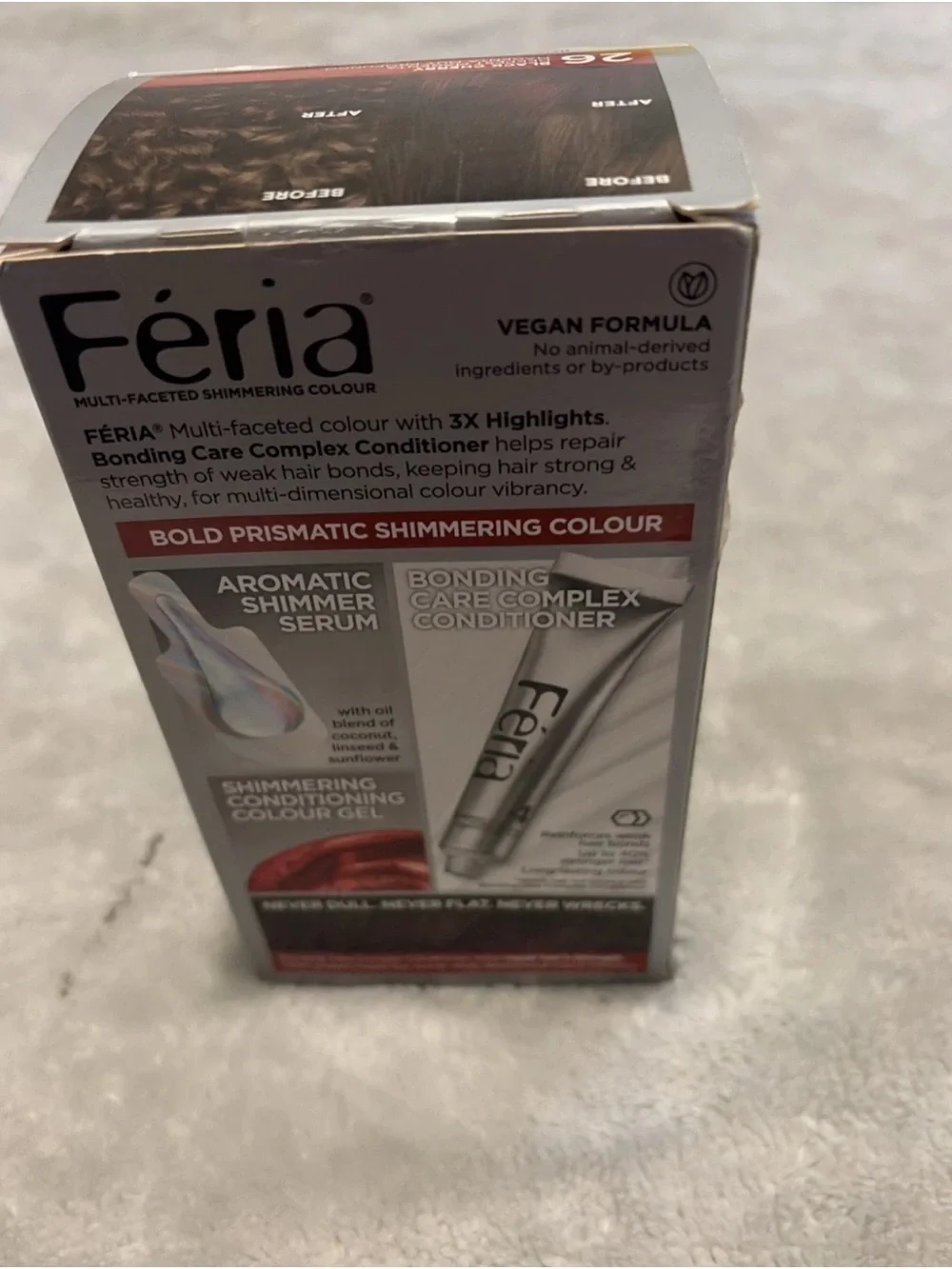 L'Oreal Feria Shimmering Black Cherry Hair Color